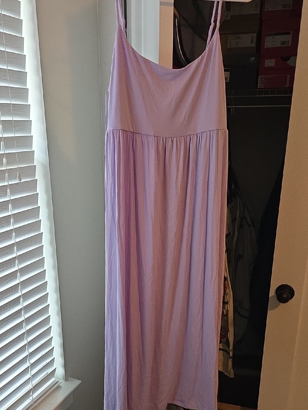 Lavender Spaghetti-Strap Maxi Dress - Women's Summer Dress
